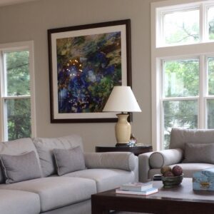 An example of Peterson Picture residential project - framing in Kenneth Walter's client's home
